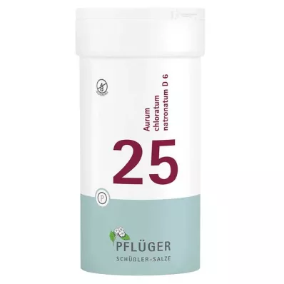 BIOCHEMIE Pflüger 25 Aurum chlorat.natron.D 6 Tab., 400 gab