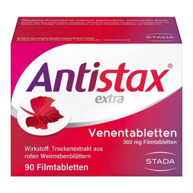 ANTISTAX papildu vēnu tabletes, 90 gab ANTISTAX papildu vēnu tabletes, 90 gab