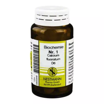 BIOCHEMIE 1 Calcium fluoratum D 6 tabletes, 100 gab