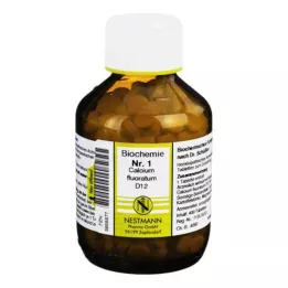 BIOCHEMIE 1 Calcium fluoratum D 12 tabletes, 400 gab