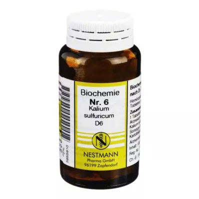 BIOCHEMIE 6 Potassium sulfuricum D 6 tabletes, 100 gab