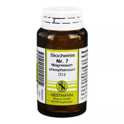 BIOCHEMIE 7 Magnesium phosphoricum D 12 tabletes, 100 gab BIOCHEMIE 7 Magnesium phosphoricum D 12 tabletes, 100 gab