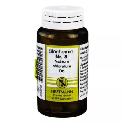 BIOCHEMIE 8 Nātrija hlorāts D 6 tabletes, 100 gab BIOCHEMIE 8 Nātrija hlorāts D 6 tabletes, 100 gab