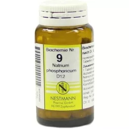 BIOCHEMIE 9 Natrium phosphoricum D 12 tabletes, 100 gab