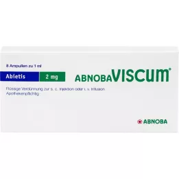 ABNOBAVISCUM Abietis 2 mg ampulas, 8 gab