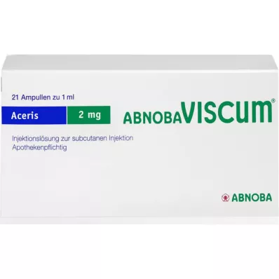ABNOBAVISCUM Aceris 2 mg ampulas, 21 gab