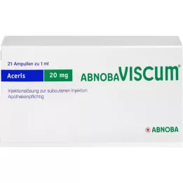 ABNOBAVISCUM Aceris 20 mg ampulas, 21 gab