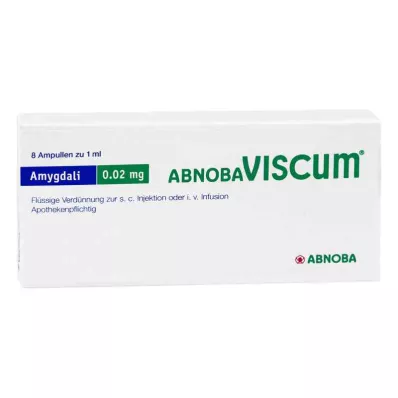 ABNOBAVISCUM Amygdali 0,02 mg ampulas, 8 gab