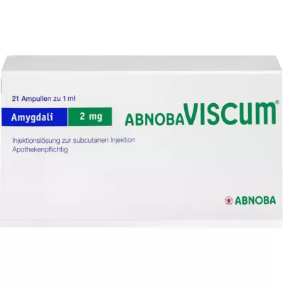 ABNOBAVISCUM Amygdali 2 mg ampulas, 21 gab