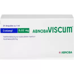 ABNOBAVISCUM Crataegi 0,02 mg ampulas, 21 gab