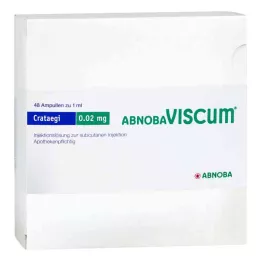 Abnobaviscum Crataegi 0,02 mg ampulas (48 gab.)