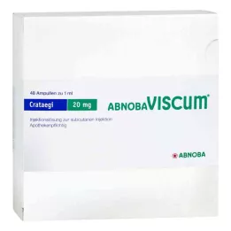 ABNOBAVISCUM Crataegi 20 mg ampulas, 48 gab
