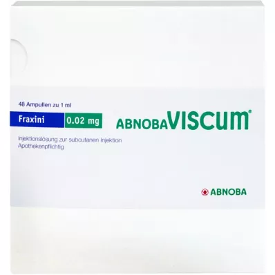 ABNOBAVISCUM Fraxini 0,02 mg ampulas, 48 gab