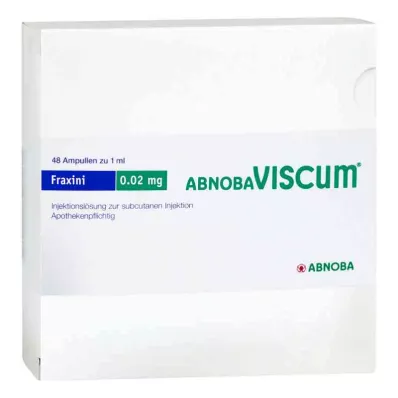 ABNOBAVISCUM Fraxini 0,02 mg ampulas, 48 gab