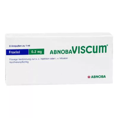 ABNOBAVISCUM Fraxini 0,2 mg ampulas, 8 gab