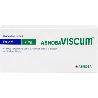 ABNOBAVISCUM Fraxini 2 mg ampulas, 8 gab