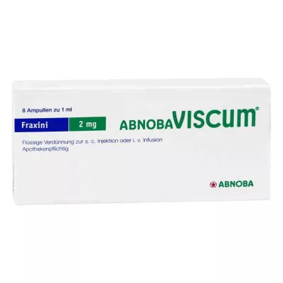 ABNOBAVISCUM Fraxini 2 mg ampulas, 8 gab ABNOBAVISCUM Fraxini 2 mg ampulas, 8 gab