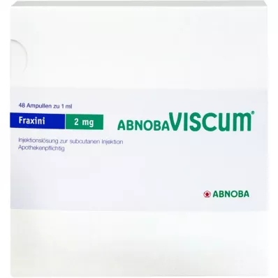 ABNOBAVISCUM Fraxini 2 mg ampulas, 48 gab