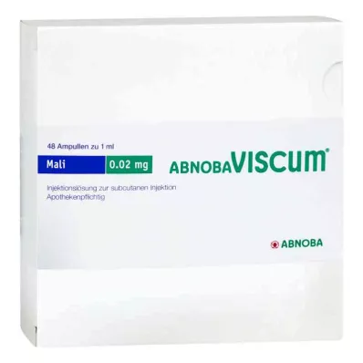 ABNOBAVISCUM Mali 0,02 mg ampulas, 48 gab
