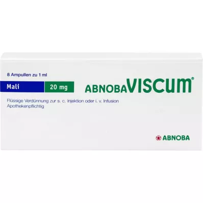 ABNOBAVISCUM Mali 20 mg ampulas, 8 gab