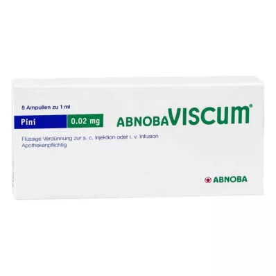 ABNOBAVISCUM Pini 0,02 mg ampulas, 8 gab
