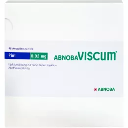 ABNOBAVISCUM Pini 0,02 mg ampulas, 48 gab