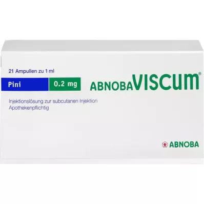 ABNOBAVISCUM Pini 0,2 mg ampulas, 21 gab