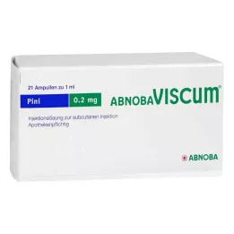 Abnobaviscum Pini 0,2 mg ampulas (21 gab.)