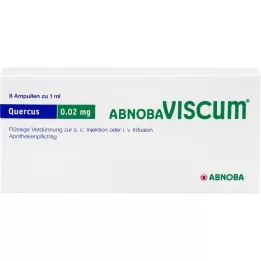 ABNOBAVISCUM Quercus 0,02 mg ampulas, 8 gab