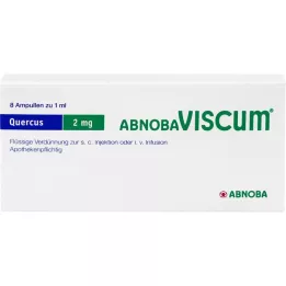 ABNOBAVISCUM Quercus 2 mg ampulas, 8 gab