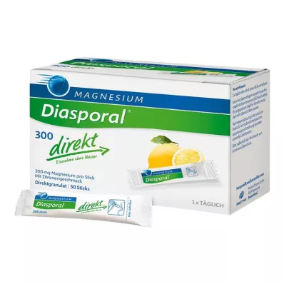 MAGNESIUM DIASPORAL 300 tiešās granulas, 50 gab MAGNESIUM DIASPORAL 300 tiešās granulas, 50 gab