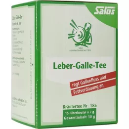 LEBER GALLE-Tēja Zāļu tēja Nr. 18a Salus filtra audums, 15 gab