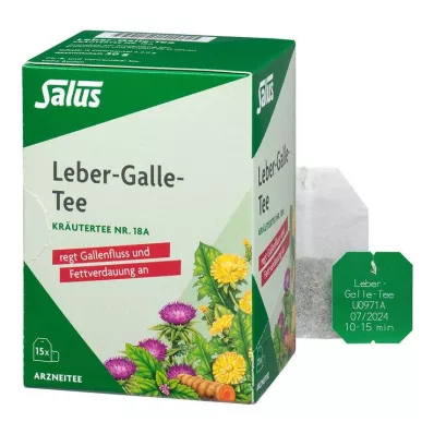 LEBER GALLE-Tēja Zāļu tēja Nr. 18a Salus filtra audums, 15 gab