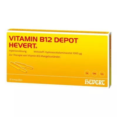 VITAMIN B12 DEPOT Heverta ampulas, 10 gab