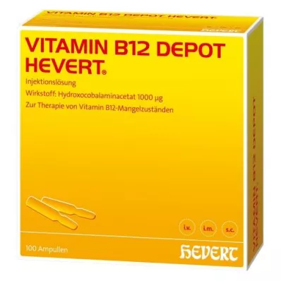 VITAMIN B12 DEPOT Heverta ampulas, 100 gab