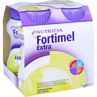 FORTIMEL Extra vaniļas aromāts, 4X200 ml