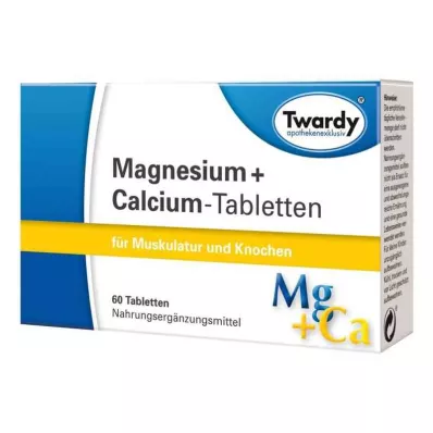 MAGNESIUM+CALCIUM tabletes, 60 gab