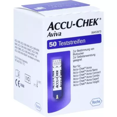 ACCU-CHEK Aviva Testa sloksnes Plasma II, 1X50 gab