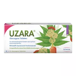 UZARA 40 mg apvalkotās tabletes, 50 gab