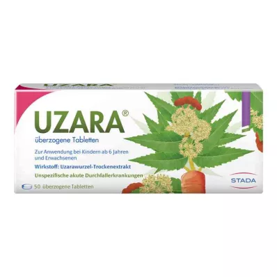 UZARA 40 mg apvalkotās tabletes, 50 gab