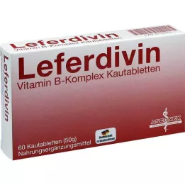 LEFERDIVIN B vitamīna kompleksa košļājamās tabletes, 60 gab