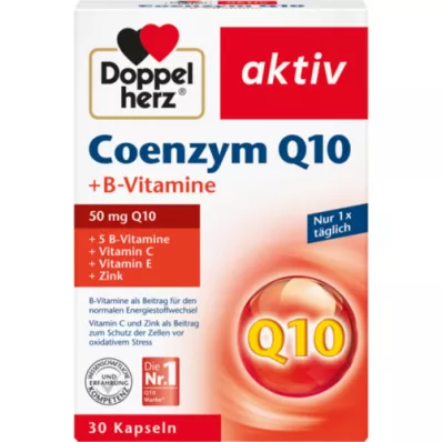 DOPPELHERZ Koenzīms Q10+B vitamīna kapsulas, 30 gab