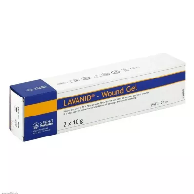LAVANID Gēls brūcēm, 2X10 g LAVANID Gēls brūcēm, 2X10 g