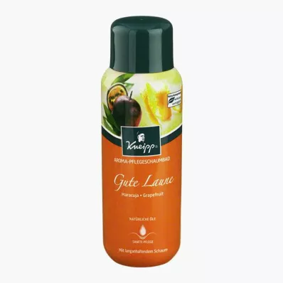 KNEIPP Aroma kopšanas putas vannai Labs garastāvoklis, 400 ml KNEIPP Aroma kopšanas putas vannai Labs garastāvoklis, 400 ml