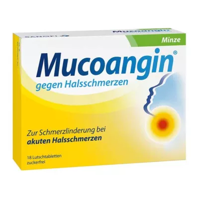 MUCOANGIN Mētras 20 mg pastilas, 18 gab MUCOANGIN Mētras 20 mg pastilas, 18 gab