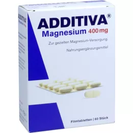 ADDITIVA Magnija 400 mg apvalkotās tabletes, 60 gab