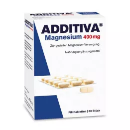 ADDITIVA Magnija 400 mg apvalkotās tabletes, 60 gab