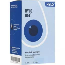 HYLO-GEL Acu pilieni, 2X10 ml