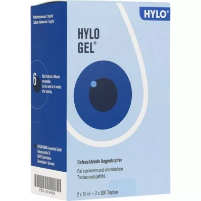 HYLO-GEL Acu pilieni, 2X10 ml