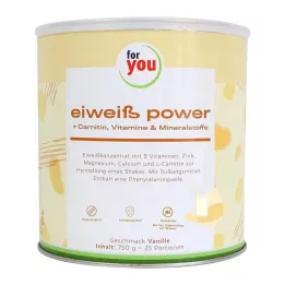 FOR YOU eiweiß power vaniļas pulveris, 750 g
